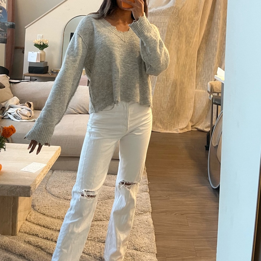 Agolde 90s Loose Fit in Enamel White Size 23 - Picture 11 of 11